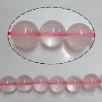 Natürliche Rosenquarz Perlen, rund, verschiedene Größen vorhanden, frei von Nickel, Blei & Kadmium, Grade AAAAA, verkauft von Menge