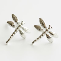 925 Sterling Silver Stud Earring Dragonfly without earnut Sold By Lot