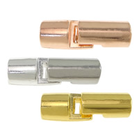 aleación de zinc hebillas cinturon, chapado, más colores para la opción, 27x8.50mm, agujero:aproximado 5.5mm, 300PCs/Grupo, Vendido por Grupo
