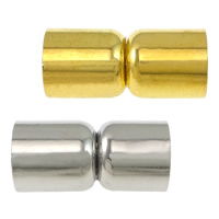 Brass Magnetic Clasp, Column, plated, different size for choice, more colors for choice, 10PCs/Lot, Sold By Lot