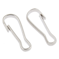 Stainless Steel Key Clasp, original color, 16x1.5mm, 500PCs/Bag, Sold By Bag