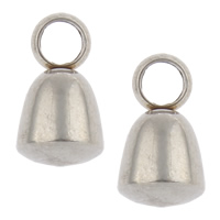 Stainless Steel Extender Chain Drop, Teardrop, original color, 5x9mm, Hole:Approx 2mm, 100PCs/Bag, Sold By Bag