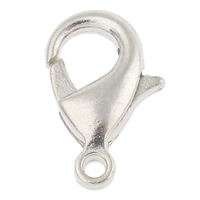 Stainless Steel Lobster Claw Clasp, original color, 7x12x3mm, Hole:Approx 1mm, 100PCs/Bag, Sold By Bag
