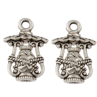 Zinc Alloy Tool Pendants Oil Lamp antique silver color plated nickel lead & cadmium free Approx 1.5mm Approx Sold By KG