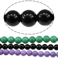 Jade Malaysia Beads, Round, different size for choice, more colors for choice, Hole:Approx 1mm, Length:Approx 16 Inch, Sold By Lot