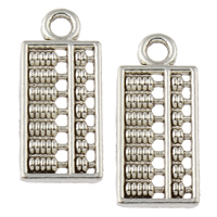 Zinc Alloy Tool Pendants Abacus antique silver color plated nickel lead & cadmium free Approx 2mm Approx Sold By KG