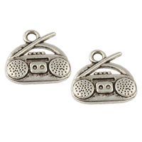 Zinc Alloy Tool Pendants Recorder antique silver color plated nickel lead & cadmium free Approx 2mm Approx Sold By KG