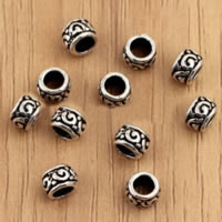 Bali Sterling Silver Beads, Tailandia, 4.70x3.60mm, Buraco:Aprox 2.7mm, 100PCs/Lot, vendido por Lot