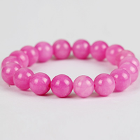 Dyed Marble Bracelet, Round, different size for choice, Sold By Lot