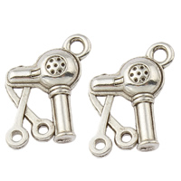 Zinc Alloy Tool Pendants Hair Drier antique silver color plated nickel lead & cadmium free Approx 1.5mm Approx Sold By KG
