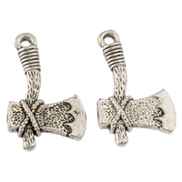 Zinc Alloy Tool Pendants Axe antique silver color plated nickel lead & cadmium free Approx 1mm Approx Sold By KG