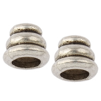 Zinc Alloy Bead Cap antique silver color plated nickel lead & cadmium free Approx 1mm 4mm Approx Sold By KG
