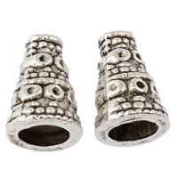 Zinc Alloy Bead Cap Cone antique silver color plated nickel lead & cadmium free Approx 1.5mm 4mm Approx Sold By KG