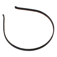 Hair Band Resultat, Järn, med Grosgrain Ribbon, svart, nickel, bly och kadmium gratis, 8mm, 130x150x8mm, 100PC/Bag, Säljs av Bag