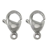 Stainless Steel Lobster Claw Clasp, original color, 6x9x3mm, Hole:Approx 1mm, 200PCs/Lot, Sold By Lot