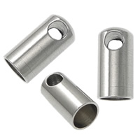 Stainless Steel End Caps, Column, different size for choice, original color, 500PCs/Lot, Sold By Lot