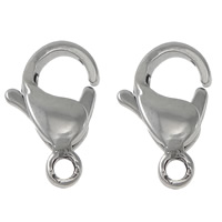 Stainless Steel Lobster Claw Clasp, original color, 7x12x3.50mm, Hole:Approx 1.5mm, 200PCs/Lot, Sold By Lot