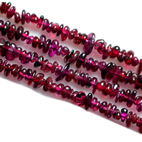 Natürlicher Granat Perlen, Klumpen, Januar Birthstone, 4-7mm, Länge:ca. 15 ZollInch, 10SträngeStrang/Menge, 120PCs/Strang, verkauft von Menge