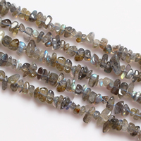 Natural Labradorite Beads, Nuggets, 4-7mm, Hole:Approx 1-2mm, Length:Approx 15 Inch, 10Strands/Lot, 120PCs/Strand, Sold By Lot