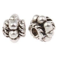 Zinc Alloy Jewelry Beads Drum antique silver color plated nickel lead & cadmium free Approx 1mm Approx Sold By Lot