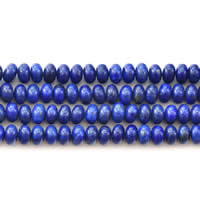 Perles synthétique Lapis Lazuli, lapis synthétique, Plat rond, normes différentes pour le choix, Longueur:Environ 15 pouce, Vendu par lot
