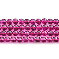 Natürlicher Quarz Perlen Schmuck, rund, verschiedene Größen vorhanden, Länge:ca. 15 ZollInch, verkauft von Menge