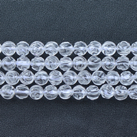 Perles de Quartz clair naturel, fleur, normes différentes pour le choix, Vendu par Environ 15 pouce brin