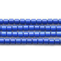 Lapis, Column, 4x4mm, Hole:Approx 0.7mm, Length:Approx 15 Inch, 5Strands/Lot, 96PCs/Strand, Sold By Lot