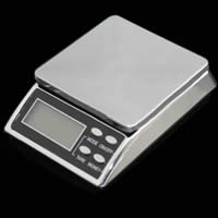 Balance numérique de poche , acier inoxydable, avec plastique ABS, 105x72x28mm, Vendu par PC