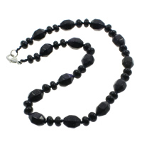 Blue Goldstone Necklace zinc alloy lobster clasp natural  Sold Per 17 Inch Strand