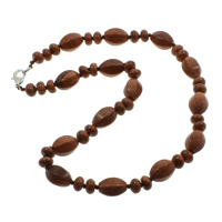 Goldstone Necklace zinc alloy lobster clasp natural  Sold Per 17 Inch Strand