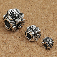 Thailand Sterling Silver Beads Flower Sold By Lot