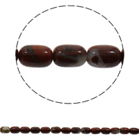 Regenbogen Jaspis Perle, Zylinder, natürlich, 10x15mm, Bohrung:ca. 1mm, ca. 28PCs/Strang, verkauft per ca. 16 ZollInch Strang