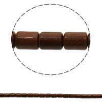 Natural Goldstone Beads, Column, 10x14mm, Hole:Approx 1mm, Approx 28PCs/Strand, Sold Per Approx 15.7 Inch Strand