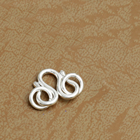 925 Sterling Silver, 10x10mm, 25PCs/Lot, Sold By Lot