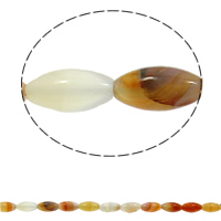 Natural Red Agate Beads, Oval, 10x20mm, Hole:Approx 1mm, 20PCs/Strand, Sold Per Approx 15.7 Inch Strand