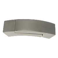 Stainless Steel Magnetska kopča, Nehrđajući čelik, Pravokut, izvorna boja, 36x9x10mm, Rupa:Približno 7.5x6.5mm, 10računala/Lot, Prodano By Lot