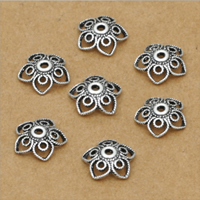 Thailand Sterling Silver, Flower, 10mm, 40PCs/Lot, Sold By Lot