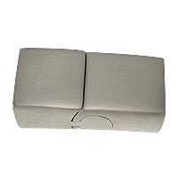 Stainless Steel Magnetic Clasp, Rectangle, original color, 25x13x8.50mm, Hole:Approx 11.5x6.5mm, 20PCs/Lot, Sold By Lot