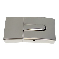 Stainless Steel Jewelry Clasp, Rectangle, original color, 30x17x6.50mm, Hole:Approx 15x3mm, 10PCs/Lot, Sold By Lot