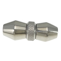 Stainless Steel Magnetic Clasp, original color, 28x11mm, Hole:Approx 5mm, 20PCs/Lot, Sold By Lot