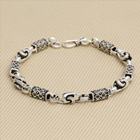Thailand Sterling Silver Bracelet, 6mm, Sold Per Approx 8.2 Inch Strand