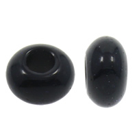 Blue Goldstone, Rondelle, natural, without troll, 8x14mm, Hole:Approx 6mm, 100PCs/Bag, Sold By Bag