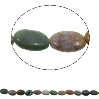 Gemstone Jewelry Beads, Flat Oval, natural, 13x18x5mm, Hole:Approx 1.5mm, Approx 22PCs/Strand, Sold Per Approx 15.3 Inch Strand