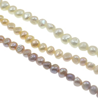 Barock kultivierten Süßwassersee Perlen, Natürliche kultivierte Süßwasserperlen, natürlich, keine, Grade A, 10-11mm, Bohrung:ca. 0.8mm, verkauft per ca. 15.3 ZollInch Strang