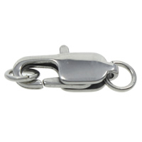 Brass Lobster Clasp platinum color plated nickel lead & cadmium free Approx 3mm Sold By Bag