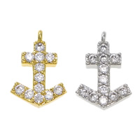 Cubic Zirconia Micro Pave Brass Pendant arrowhead plated micro pave cubic zirconia nickel lead & cadmium free Approx 1mm Sold By Lot
