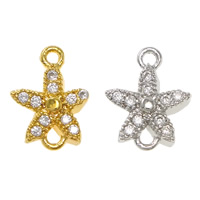 Cubic Zirconia Micro Pave Brass Connector Flower plated micro pave cubic zirconia & 1/1 loop nickel lead & cadmium free Approx 1mm Sold By Lot