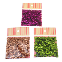 Plastic Sequin, with OPP Bag, Flat Round, more colors for choice, 7x1mm, Hole:Approx 1mm, Approx 2140PCs/Bag, Sold By Bag