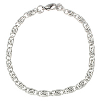 Stainless Steel Jewelry Bracelet valentino chain original color Sold Per Approx 7.5 Inch Strand
